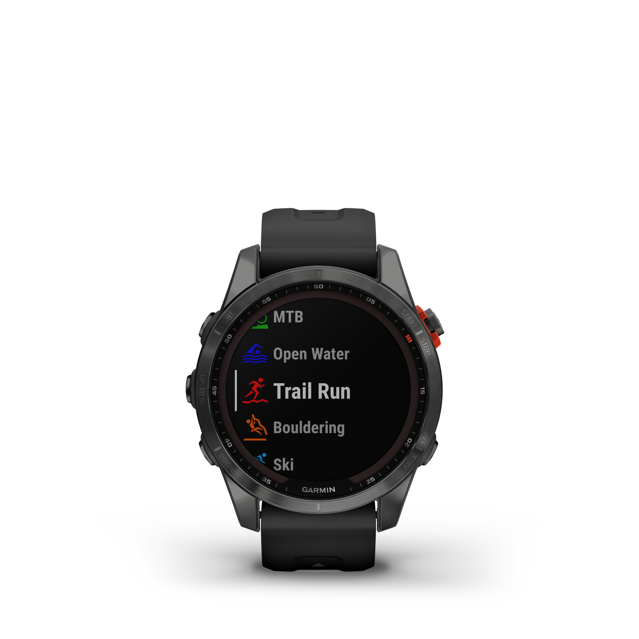 FENIX 7S SOLAR Multisportuhr 42mm / schiefergrau mit schwarzem armband