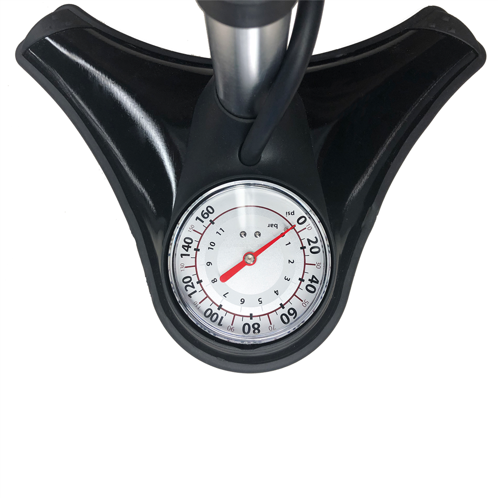 CORE 3 Standpumpe, 3" Manometer / silver