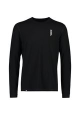 CASCADE Herren-Merino-Langarmshirt / black / M