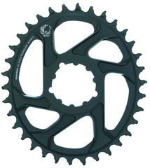 Chainring Eagle Oval X-Sync2 DM 6mm Offset / black / 36T