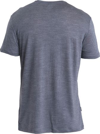 SPHERE III Herren-Merino-Kurzarmshirt / midnight navy hthr / XXL