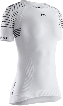 Women Invent 4.0 LT Shirt SH SL / Arctic White/Dolomite Grey / M