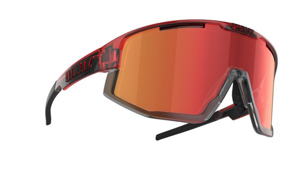 FUSION Sportbrille / transparent red