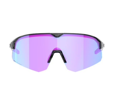 LAKE VICTORIA Sportbrille / shiny transp black/purple blue
