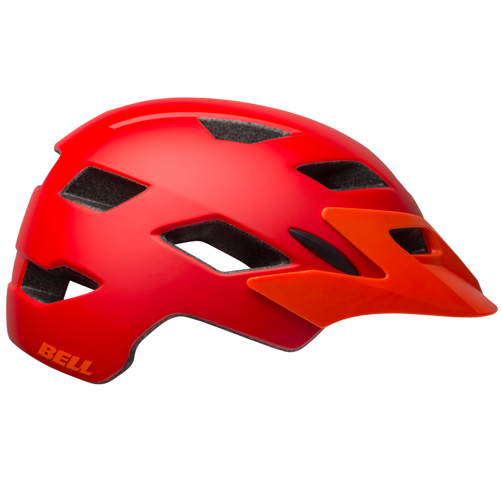 Sidetrack Youth MIPS Helmet , matte red/orange - Hauptansicht