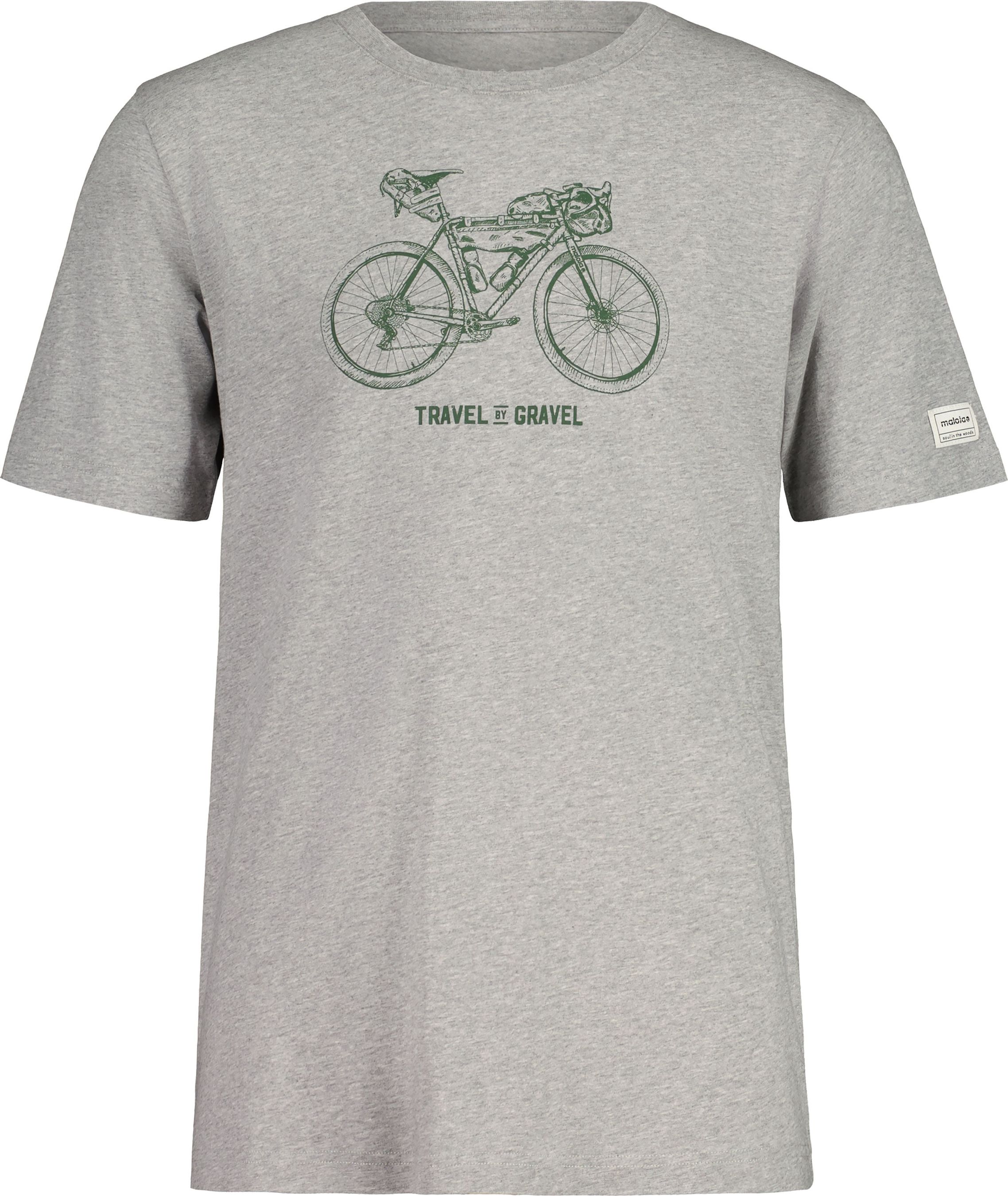 LAGAZUOIM Herren-Kurzarmshirt / grey melange / S