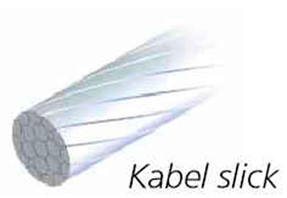 BREMSKABEL ROAD Shimano/SRAM, slick, inox 1.5 x 2000mm, Silber - Hauptansicht