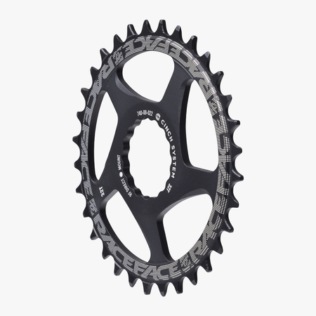 Race Face DM Chainring Sram 1x10-12/SHI 11SPD 52CL / black matt / 38T