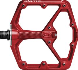 Pedal Stamp 7 large / rot / Plattformpedal, 114 x 111 mm (L x B)