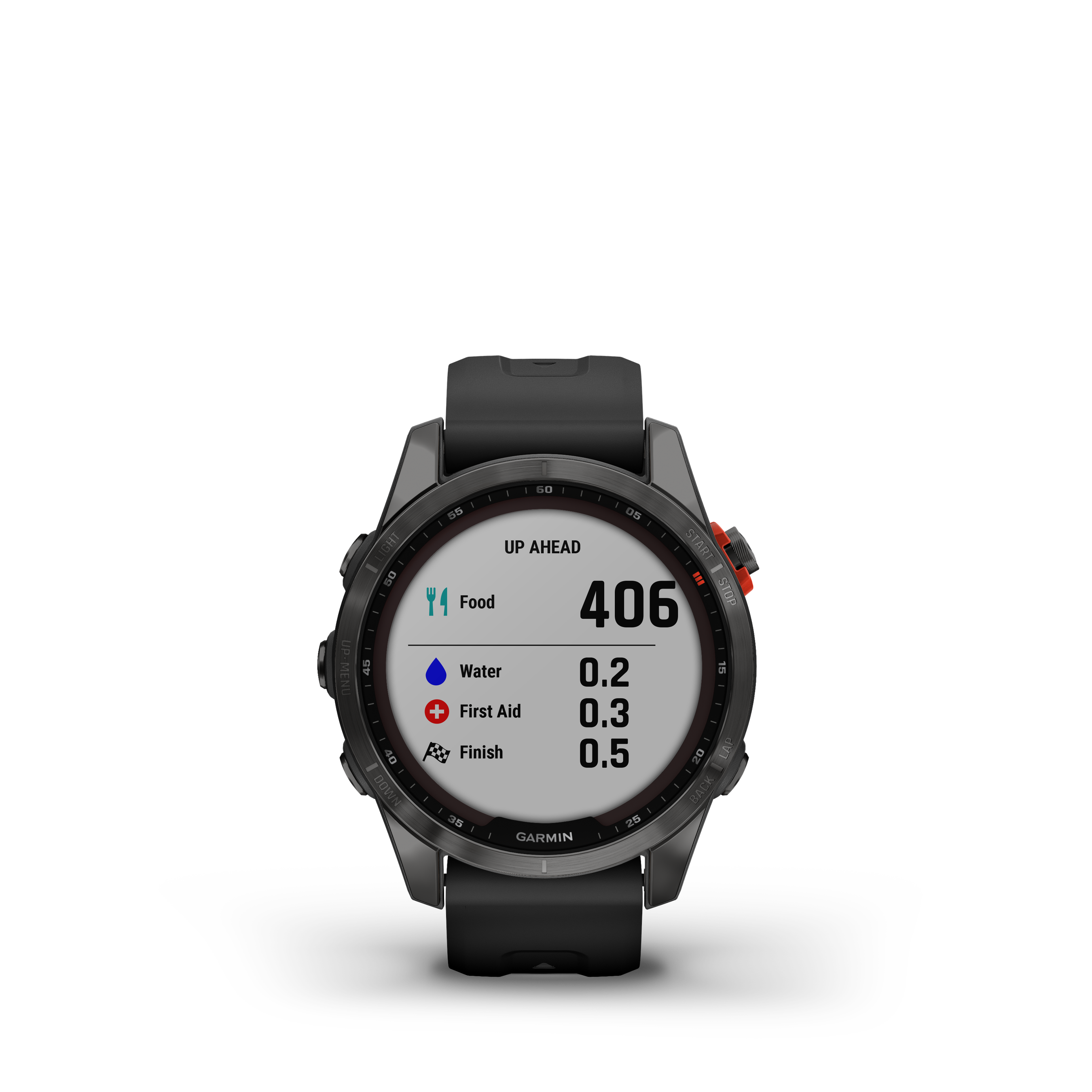 FENIX 7S SOLAR Multisportuhr 42mm / schiefergrau mit schwarzem armband