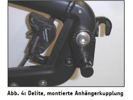 ADAPTER-PLATTER R&M für Veloanhänger / black