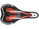 COMET Velosattel / schwarz-rot