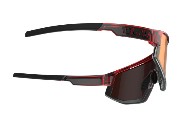 FUSION Sportbrille / transparent red