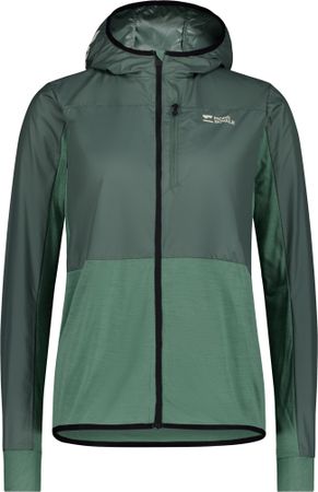 DIVERSION Damen-Merino-Windjacke / thyme/cypress / XL