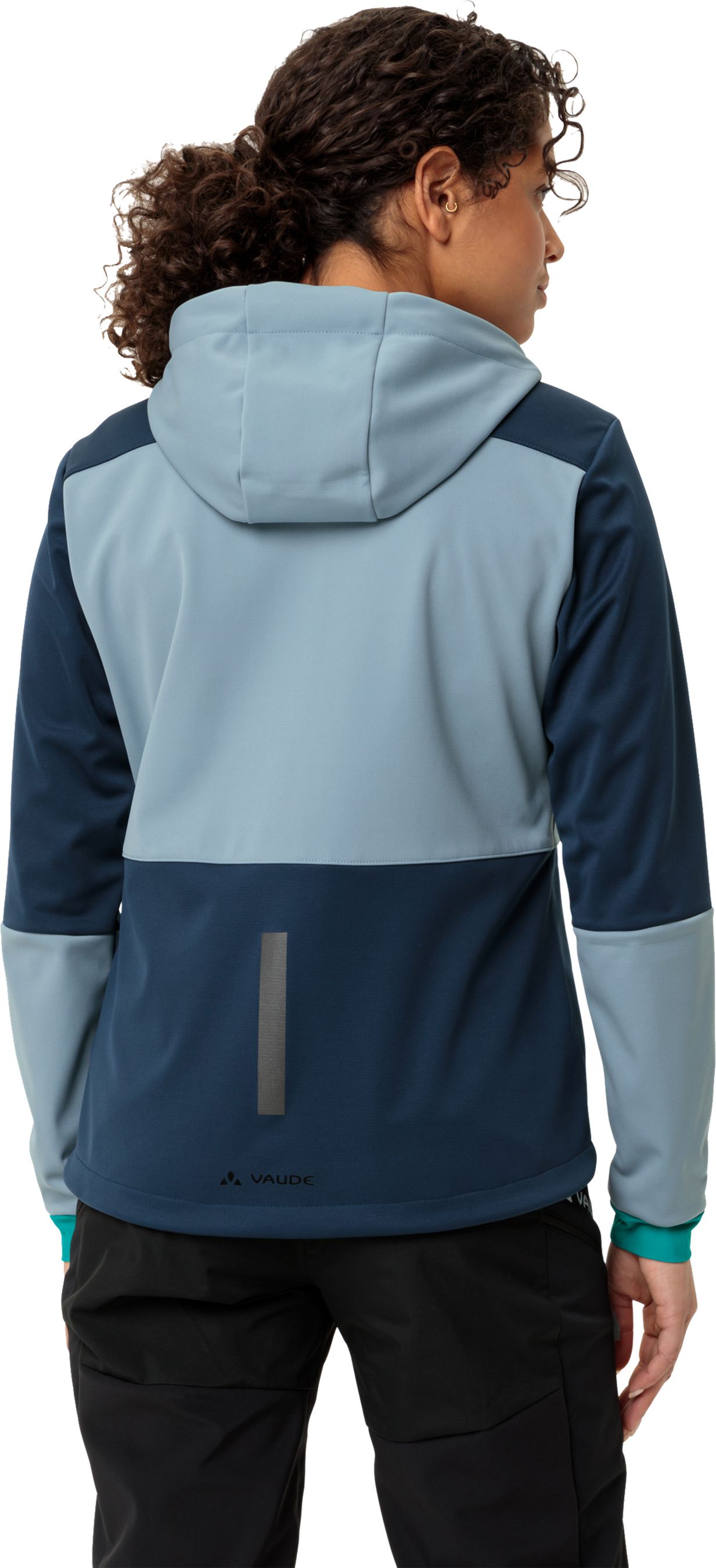 QIMSA Damen-Softshelljacke / dark sea / 42