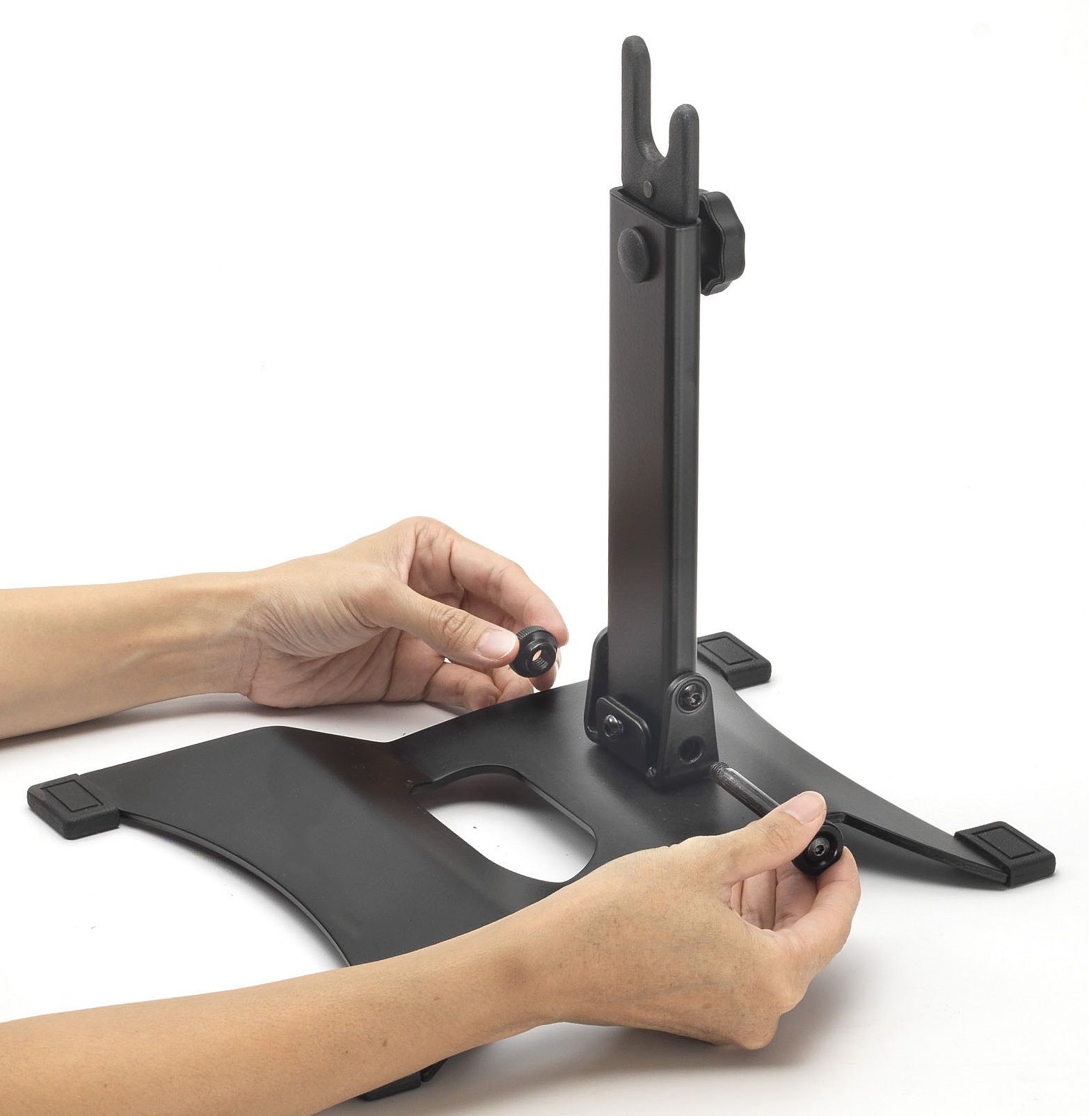 Ausstellungsständer klappbar / schwarz