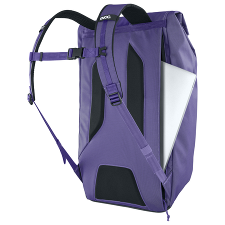Duffle Backpack 26L / violet/black