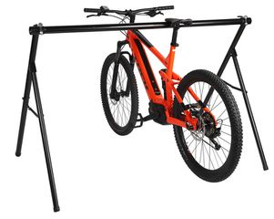 PORTEUR Veloständer für 4-5 Velos / schwarz / 4ER