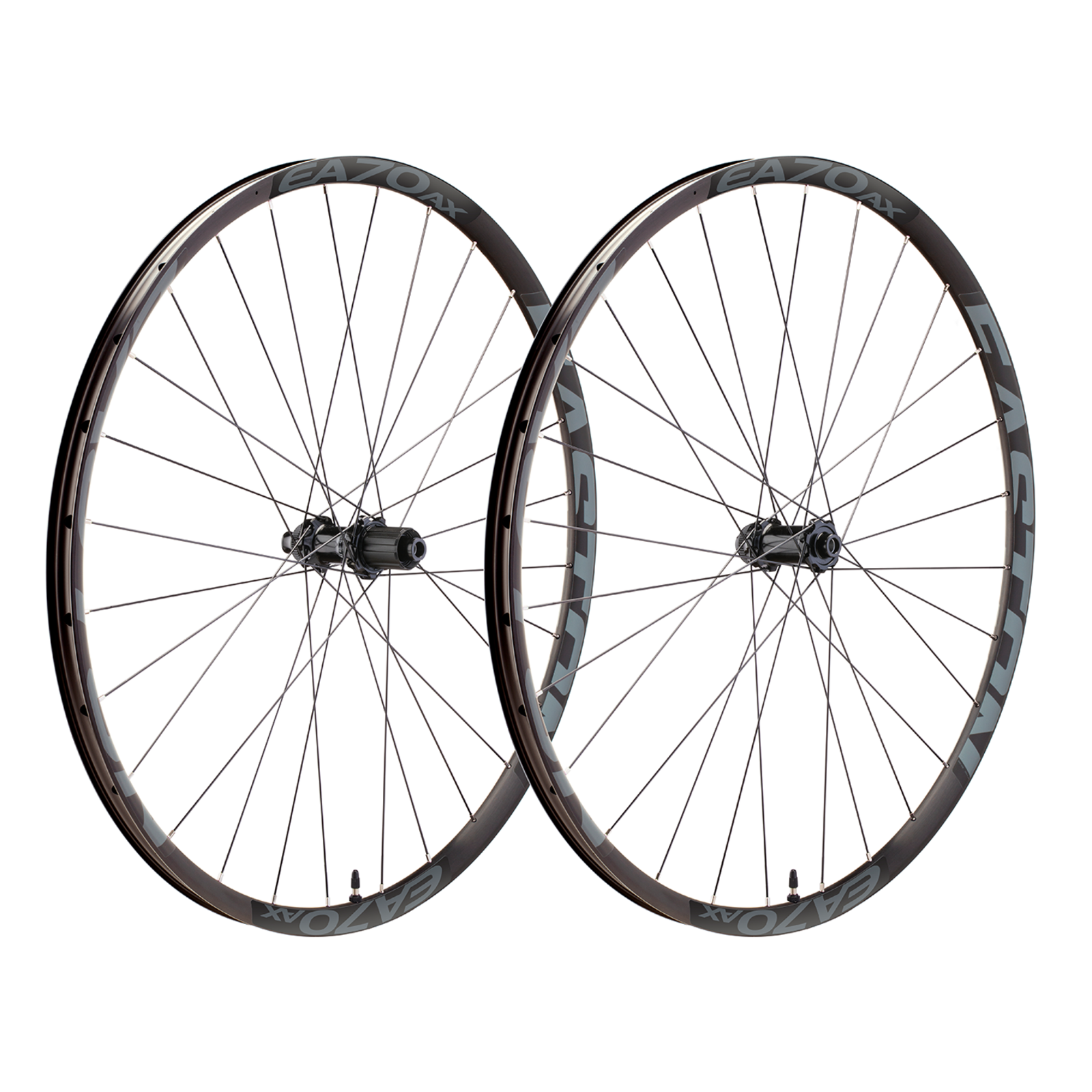 EA70 AX Road Gravel CLN Disc Wheel / matte black/brushed / 700C/'