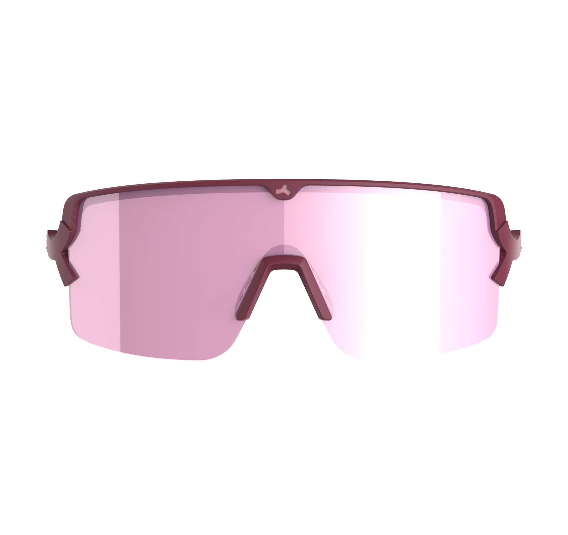 LAKE PRESPA SMALL Sportbrille / matt burgundy/brown pink multi