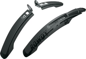 Steckschutzblechgarnitur Rowdy 20"-24" schwarz / schwarz