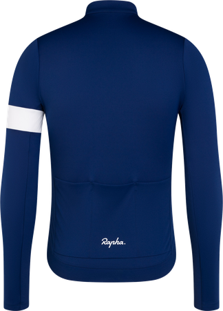 CORE Herren-Thermo-Langarmtrikot / navy/white / L