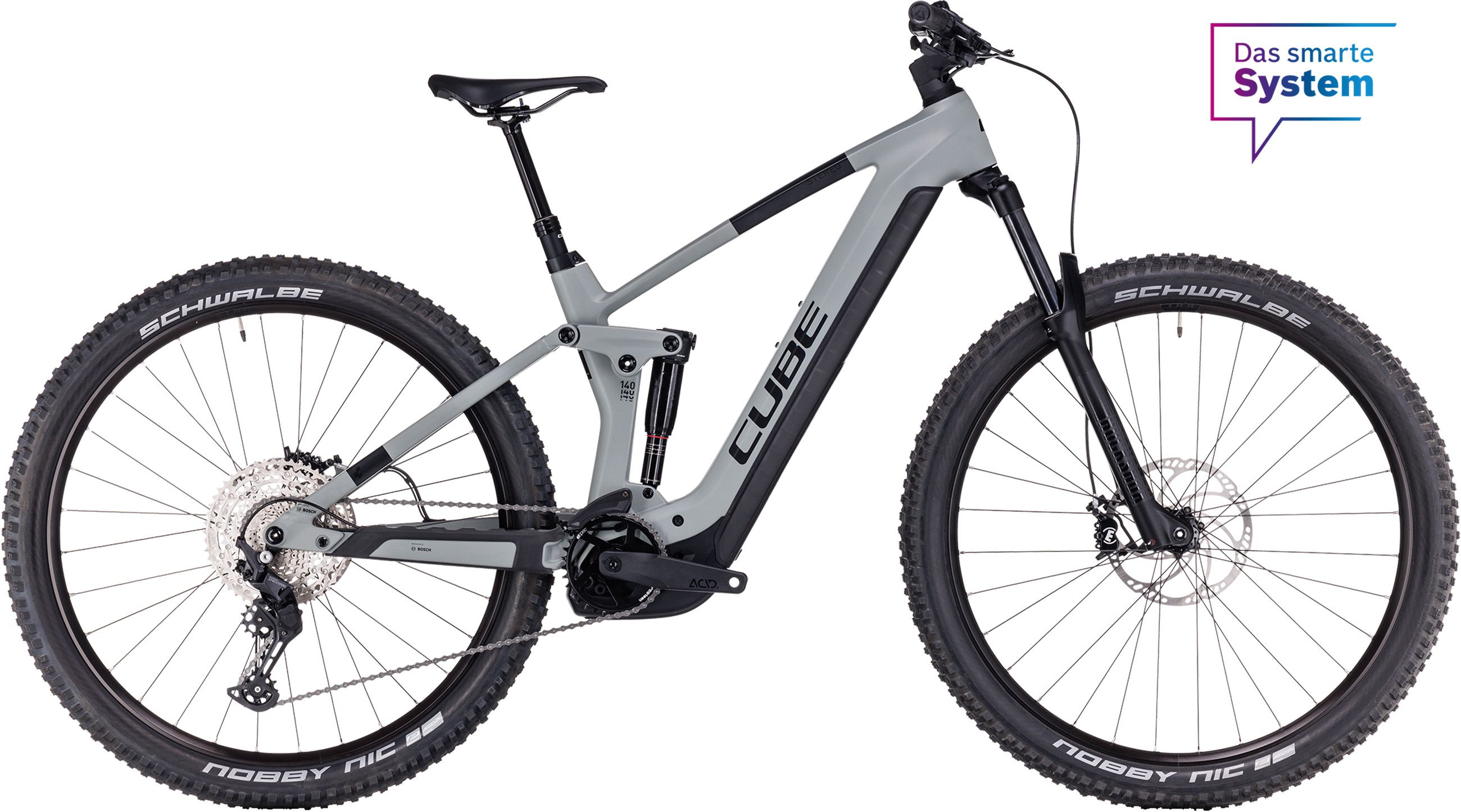 STEREO HYBRID 140 HPC PRO 750 E-MTB Fully / swampgrey black / L