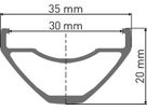 H 1900 SPLINE HR / Black / 29", IS, Shimano MS, 30mm, 148/12mm