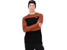 YOTEI Herren-Merino-Langarmshirt / sienna/black / S