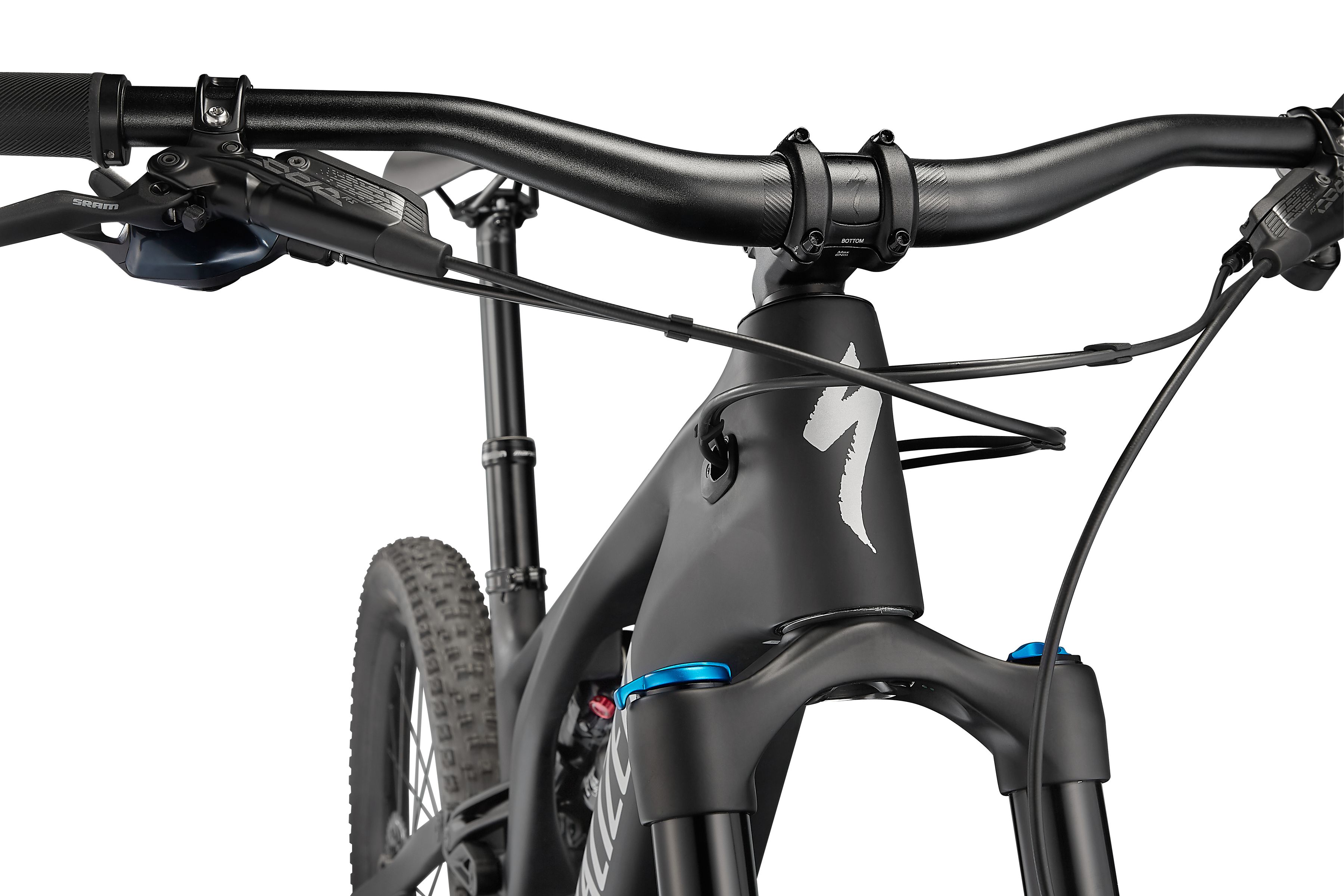 LEVO COMP CARBON E-MTB Fully / black light silver black / S2