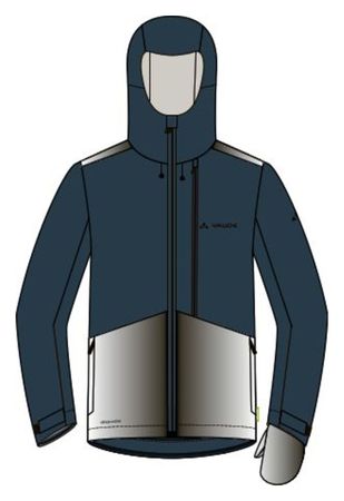 COMYOU Herren-Regenjacke / dark sea / L