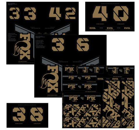 Decal 21 Custom Fork & Shock / Kashima