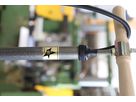 Standpumpe Rennkompressor60 LTD mit Messingstecknippel / Silber