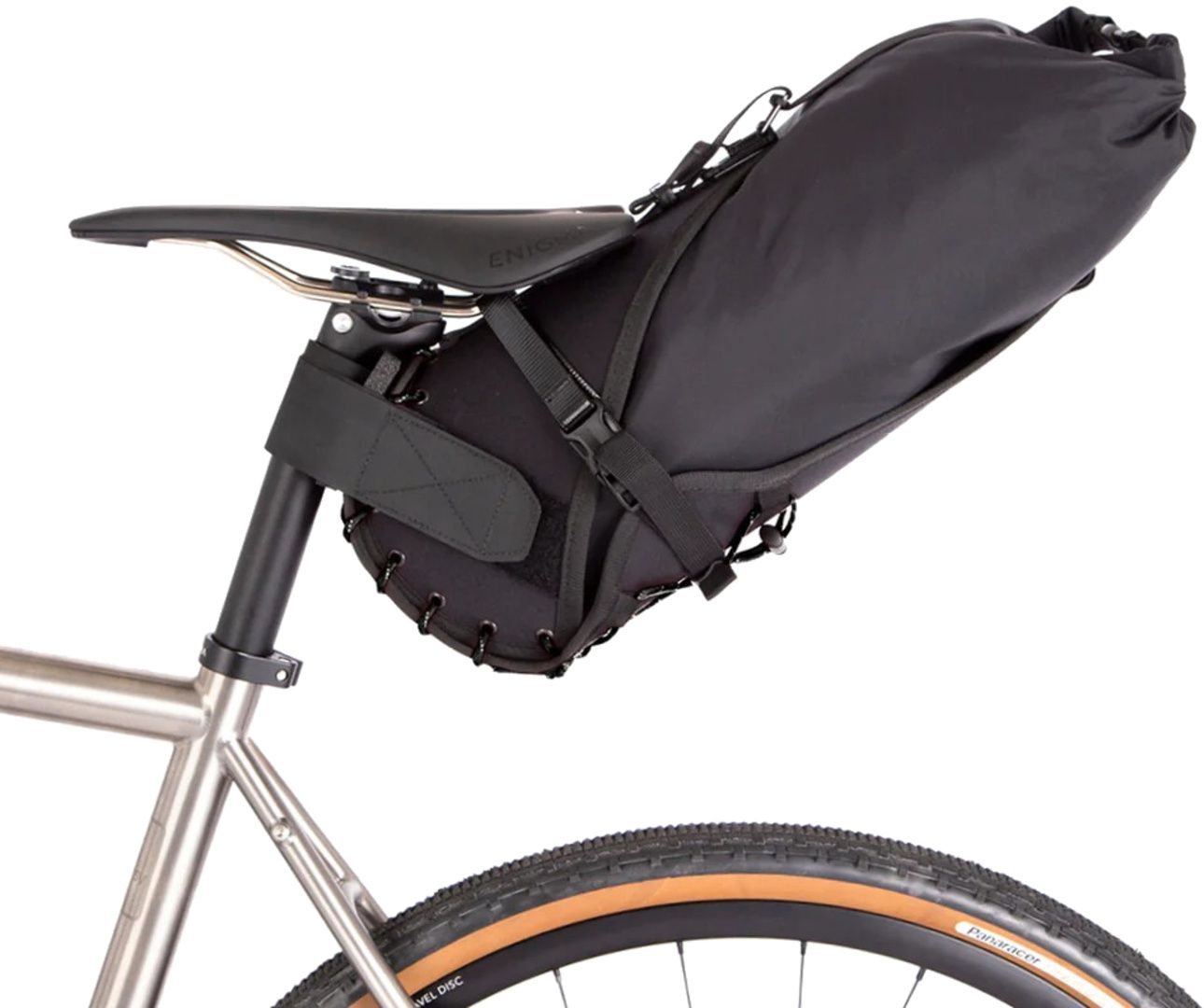 Saddle Bag 8 litres Black / schwarz / 40 x 16 x 16 cm, 8 l
