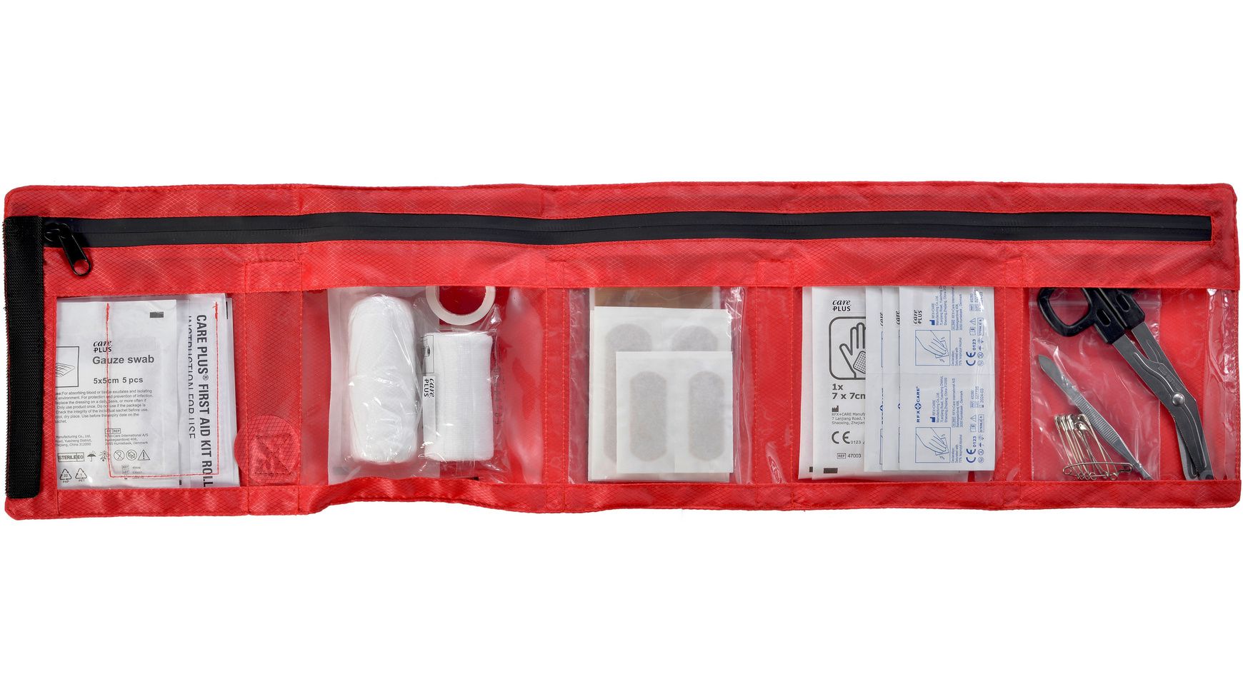 FIRST AID KIT ROLL-OUT, 1. Hilfe Set / rot