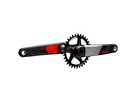ERA Cinch Crankarm DM (RF136) / carbon/red / 165mm