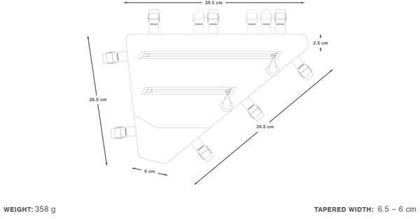 EXPEDITION FULL FRAME PACK Rahmentasche / black / 4.6l