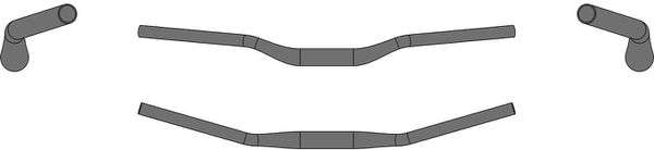 ERGO PLUS SERIES Lenker / schwarz / 31.8mm