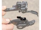 SHIFT MOUNT MM-ISEV Adapter rechts für SRAM 11/12fach-Trigger/Shimano I-Spec EV Bremshebel / schwarz / rechts