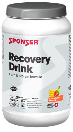 RECOVERY DRINK Regenerationsgetränk, Dose 1200g / ERDBEER-BANANE