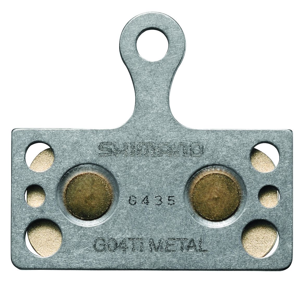 G04S  Bremsbelag / G04Ti, Metall/Trägerplatte Titan, Paar, Blister