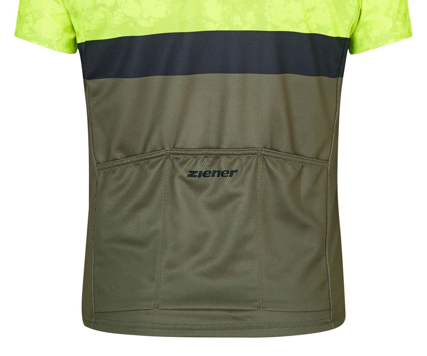NILIO Kinder-Kurzarmtrikot / poison yellow / 128