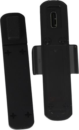 SICHTBAR MINI COMBO Positionslicht-Set / schwarz / 30 Lumen, USB-C