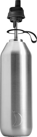 Chilly's Series 2 Flip Bottle 1l / Stainless Steel recycled