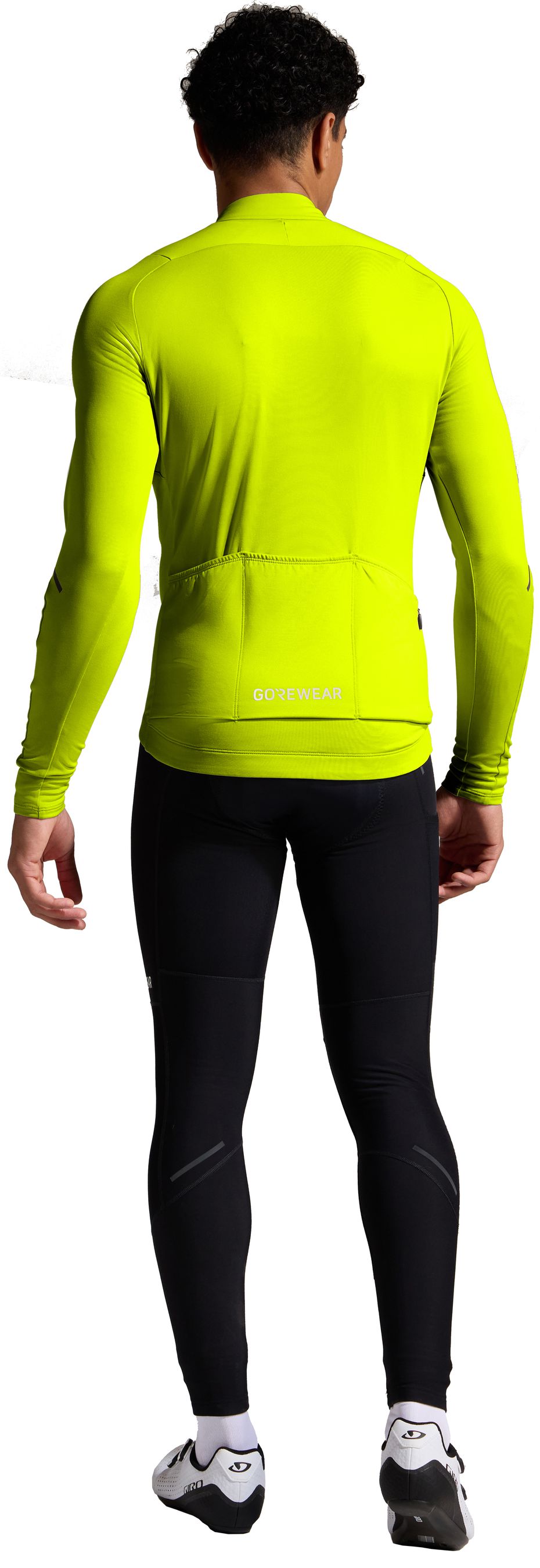 SPINSHIFT THERMO Herren-Thermo-Langarmtrikot / neon yellow / S