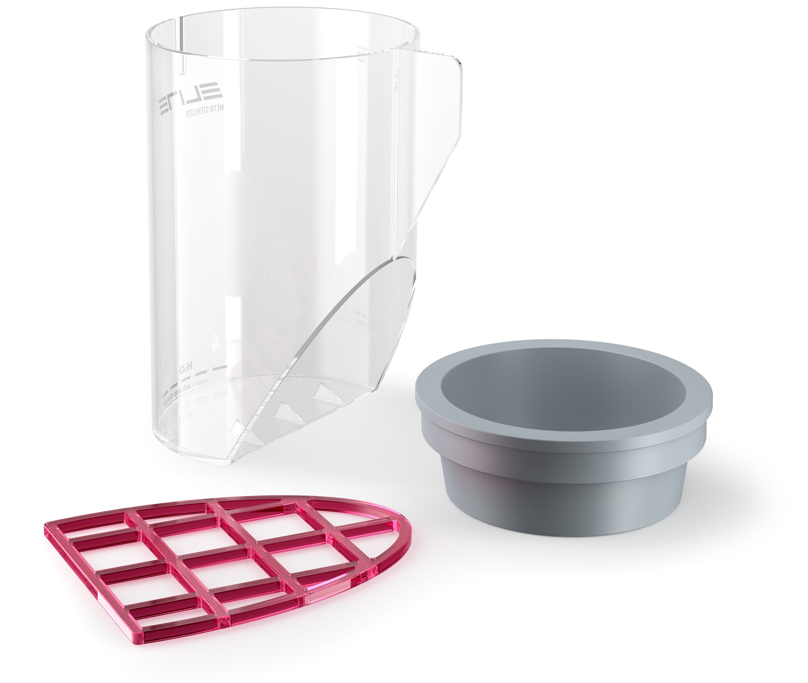 Bidon Sterilisator Neto blau-transparent / blau-transparent