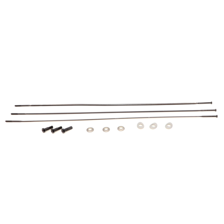 Spoke and Nipple 276mm CX-Ray Straight Pull Qty 3 / black