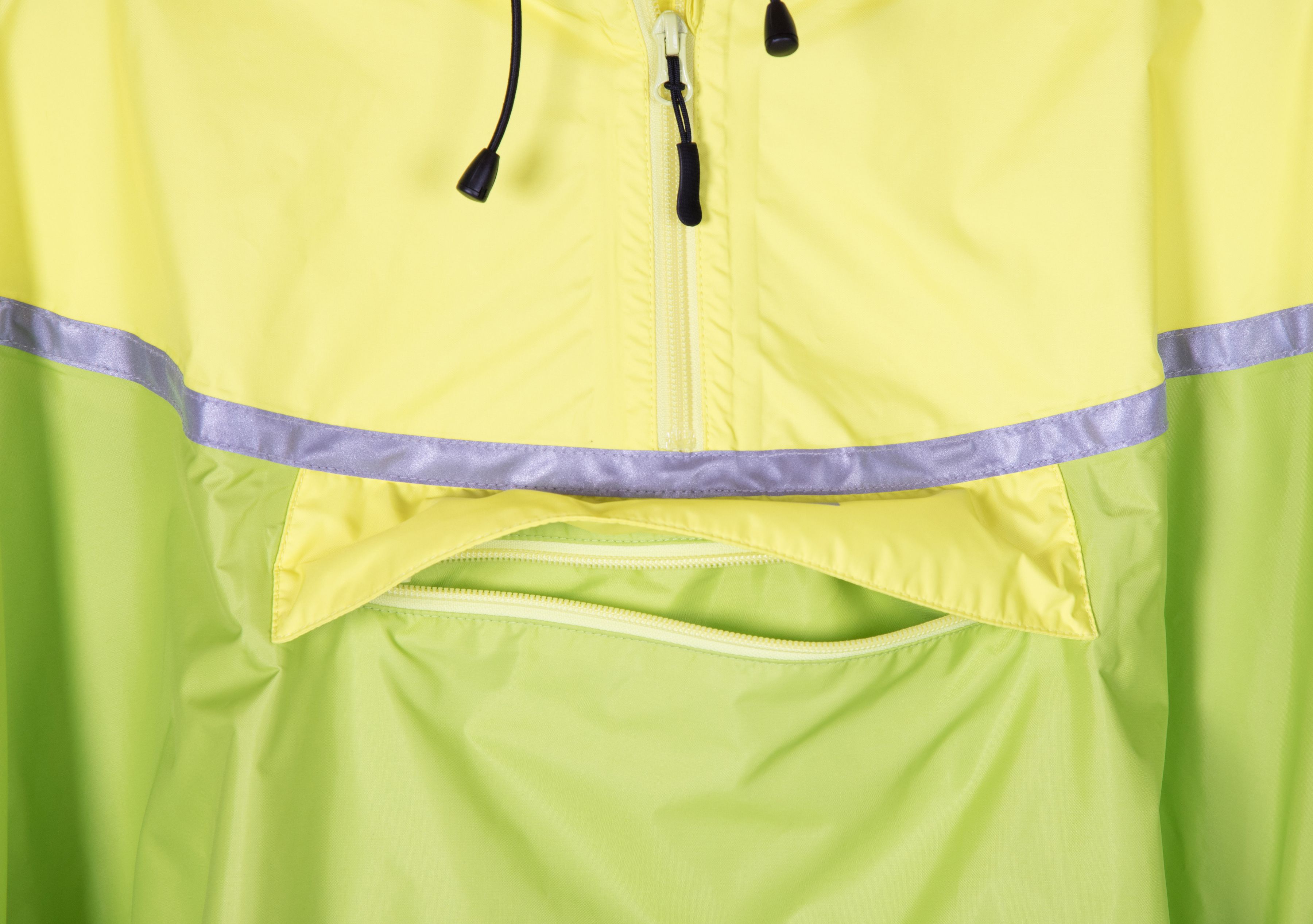 STRADA 2.1 Poncho / yellow/lime / S/M