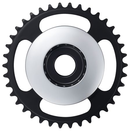 Kettenblatt STEPS SM-CRE61-11 / Schwarz / 38 Zähne, ohne