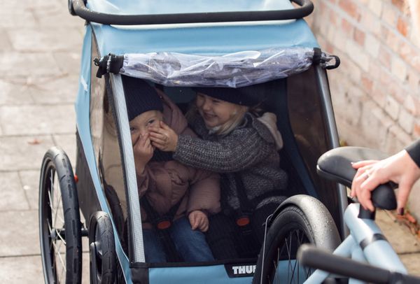 THULE COURIER 2 "3in1" Kinder-, Transport- und Hundeanhänger / blau